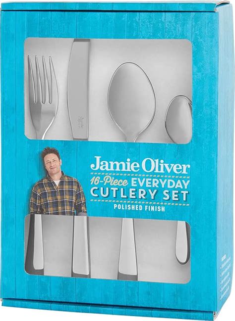 Jamie Oliver Every Day Cutlery Set 16 Piece Tableware Cutlery Sets Cutlery