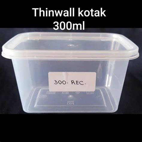 Thinwall Kotak 300ml Lazada Indonesia