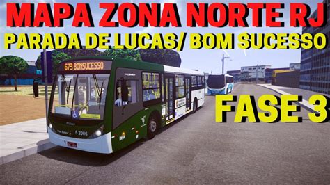 Proton Bus Simulator Mapa Zona Norte Rj Linha Bom Sucesso Parada