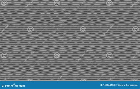 Fondo Nero Delle Onde Linee Senza Cuciture Semplici E Eleganti Della