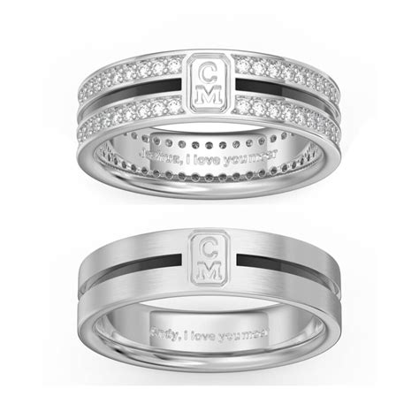 Matching Rings For Couples His And Hers Rings Faruzo