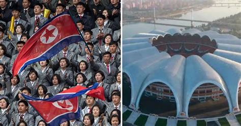 Inside the secretive football stadiums of North Korea – including ...