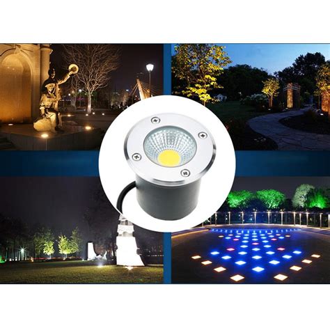 Rgb Led Cob Underground W W W Garden Lamp Outdoor Waterproof Led