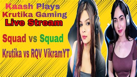 Kaash Plays Krutika Playsin My Lobby V Squad Fight On Event Pubg