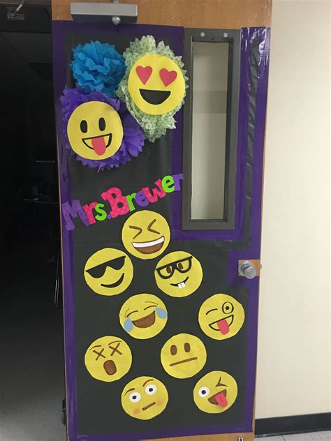 Emoji Classroom Door Decoration