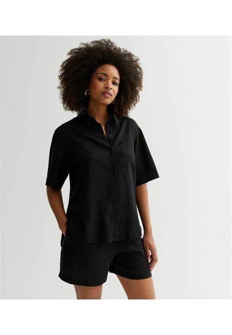 New Look Short Sleeve Camicia Blacknero Zalandoit