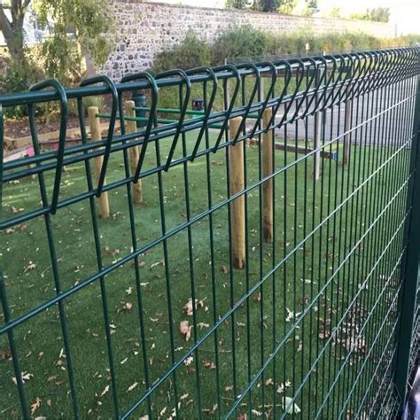 Garden Fence Powder Coated Hot Dipped Galvanized Roll Top Brc Fence