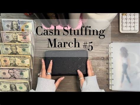 Cash Stuffing Envelopes And Sinking Funds March Paycheck 5 2024