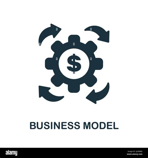 Business Model icon. Monochrome simple Business Model icon for ...