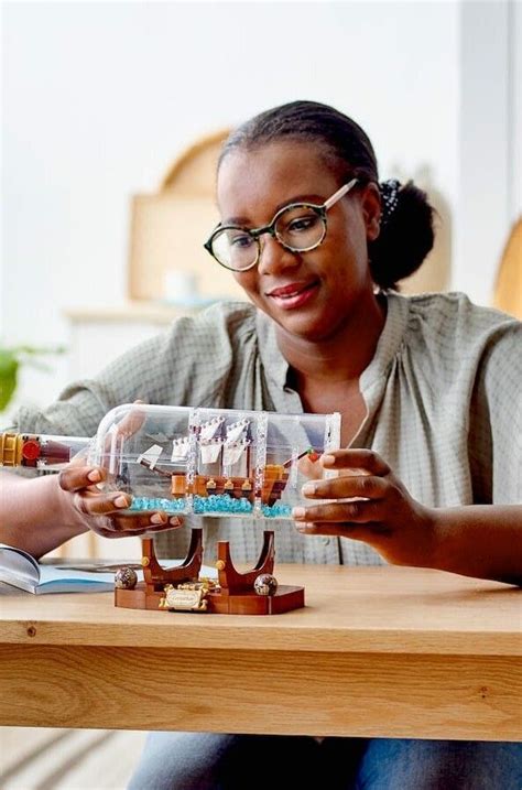 Lego Ideas Ship In A Bottle Nautical Building Kit Has Its Own Brick