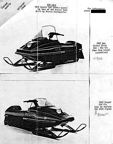 1982 ARCTIC CAT PROTOTYPE BROCHURE | ArcticInsider