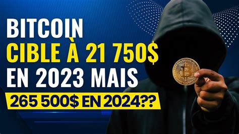 Bitcoin à 265 500 en 2024 Mais avant le Halving une grosse