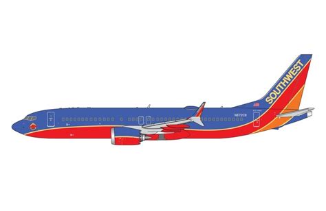 Southwest Boeing 737 Max 8 N872cb Canyon Blue Retro Livery Gemini Jets