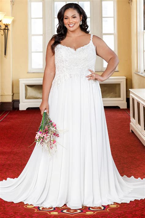 Radhika Curvy Plus Size Informal Wedding Dress Mb2303 Sydney S Closet