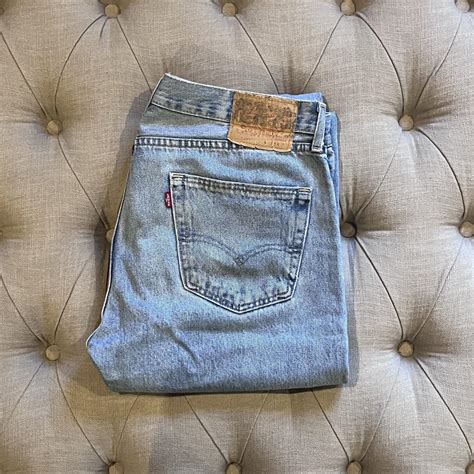 X Vintage Levis S Light Wash Depop