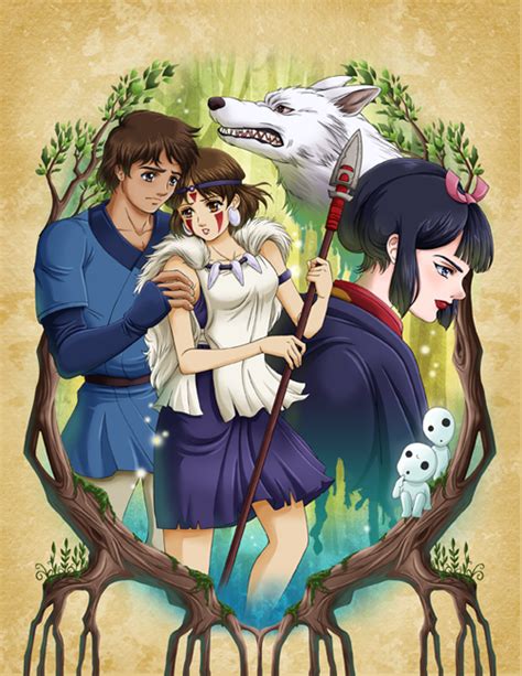 Princess Mononoke Hayao Miyazaki Fan Art 39020448 Fanpop