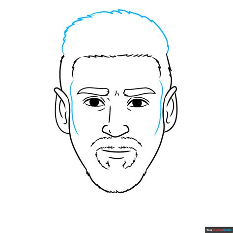 How to Draw Lionel Messi Easy - Really Easy Drawing Tutorial