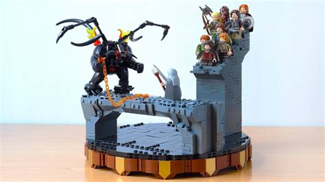 Lego Lord Of The Rings Gandalf Vs Balrog Moc Youtube