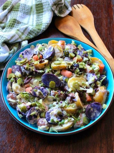 How To Make A Stunning Potato Salad With Purple Potatoes Circle B