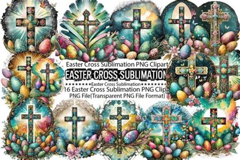 Easter Cross Sublimation Bundle Graphic By PrintExpert Creative Fabrica