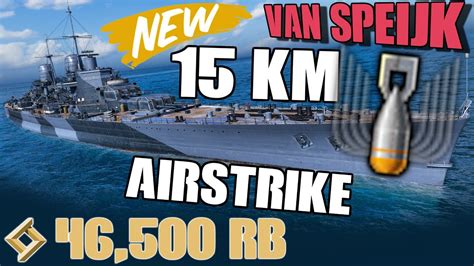 Van Speijk New Km Airstrike Cruiser World Of Warships Youtube