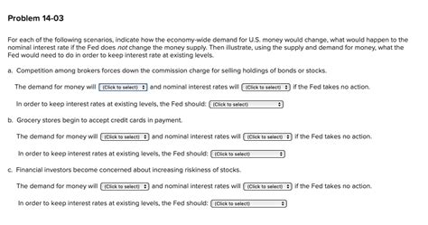 Solved Problem 14 03 For Each Of The Following Scenarios Chegg