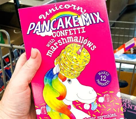 Aldi Has Unicorn Pancake Mix & It's Filled With Marshmallow Magic