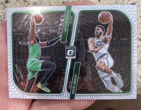 Donruss Optique Basketball Illusions Jayson Tatum Jaylen Marron