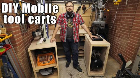 Mobile Tool Carts For Small Workshops Youtube