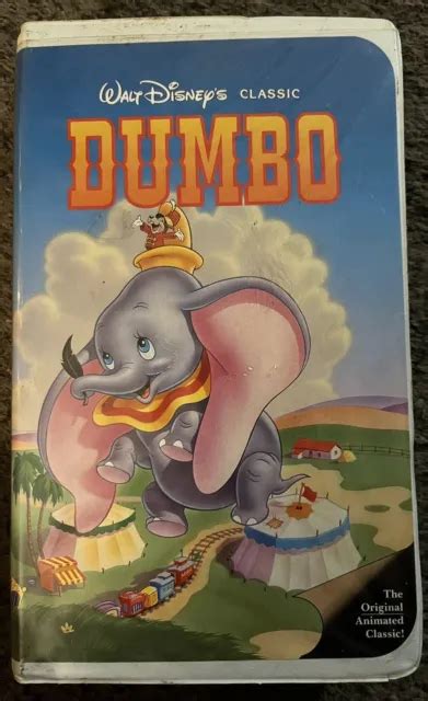 Walt Disneys Classic Dumbo Vhs Black Diamond Very Rare Edition