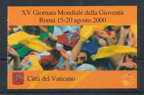 2000 Vaticano 15 Giornata Mondiale della Gioventù MNH