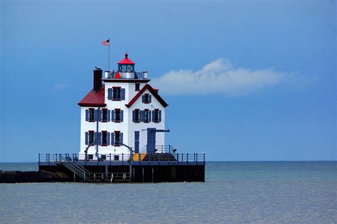 Lorain Lighthouse Photograph by Robert Bodnar - Pixels