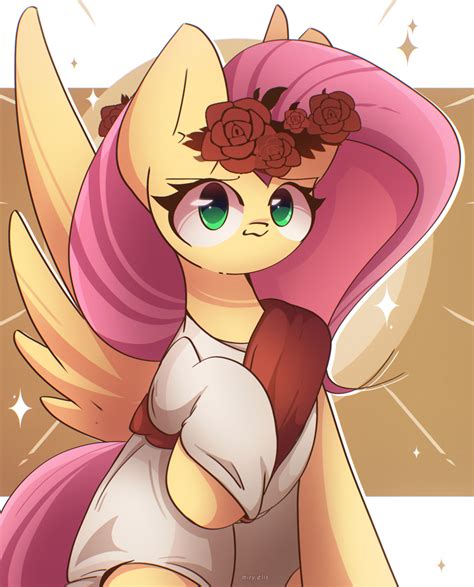 Safe Artist Miryelis Fluttershy Pegasus Pony G Big