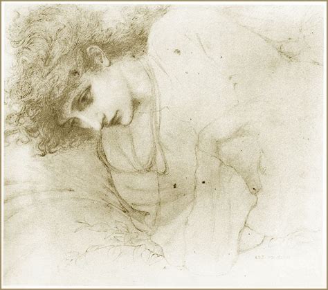 Sir Edward Burne Jones Drawing Of Mary Zambaco Edward Burne