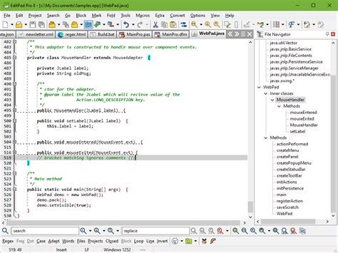 Coder S Editor To Edit Java Source Code