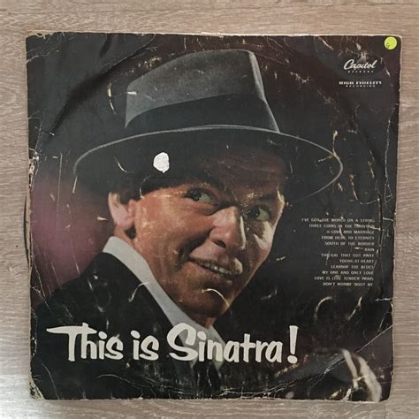 Other Tapes Lps And Other Formats Frank Sinatra This Is Sinatra Vinyl Lp Record Opened