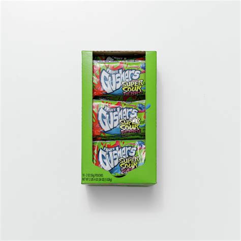 Fruit Gushers™ Gluten Free Fruit Snacks Super Sour Berry 18 Ct 2 Oz