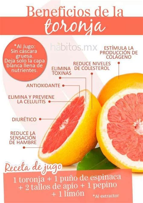 Beneficios De La Toronja Toronja Beneficios Recetas De Jugos Jugos