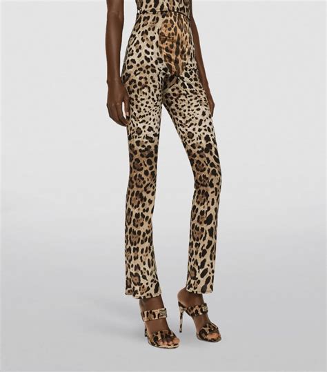 Womens Dolce And Gabbana Multi Kim Dolceandgabbana Leopard Print Trousers