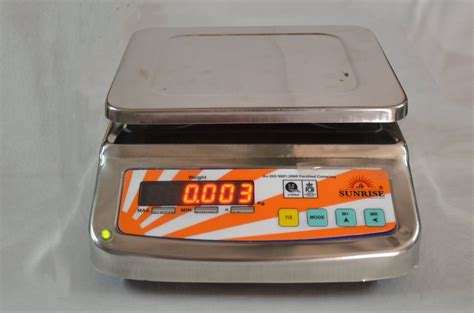 Sunrise Stainless Steel Mini Table Top Body Scale For Industrial