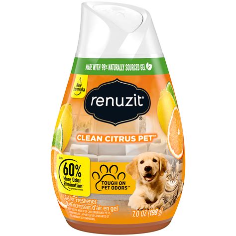 Renuzit Adjustable Gel Air Freshener Cone Tough On Pet Odors Clean