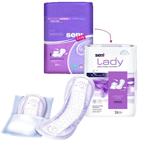 Seni Lady Bladder Control Pads All Absorbency Levels Vitality Medical