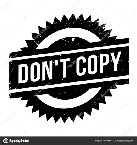 Do Not Copy Rubber Stamp Stock Vector Image By ©lkeskinen0 135989960