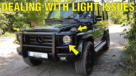 How To Replace The Front Side Indicators And Remove The Headlights On A Mercedes Benz G500 W463