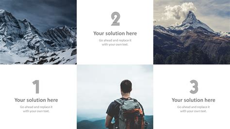 Mountain climbing PPT Templates