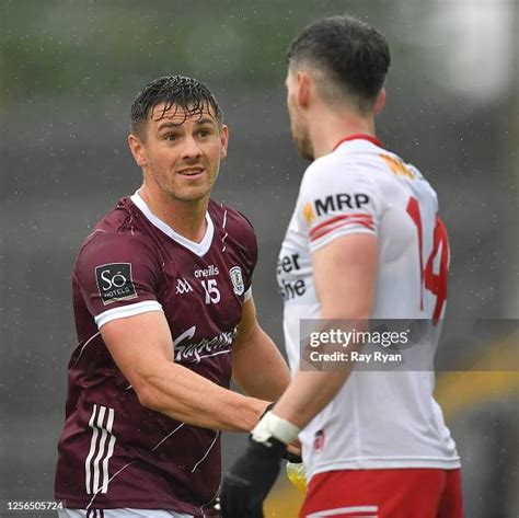 Galway Ireland 20 May 2023 Shane Walsh Of Galway Shakes Hands