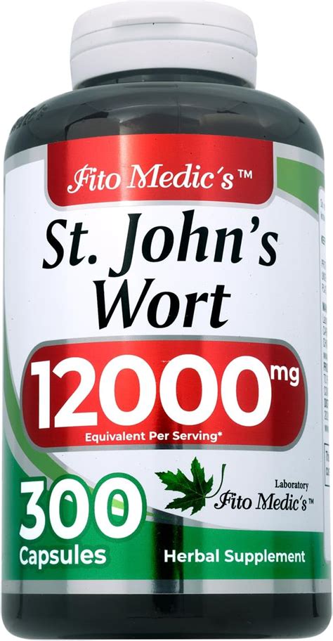 Amazon Fito Medic S Lab St Johns Wort Capsules Mg