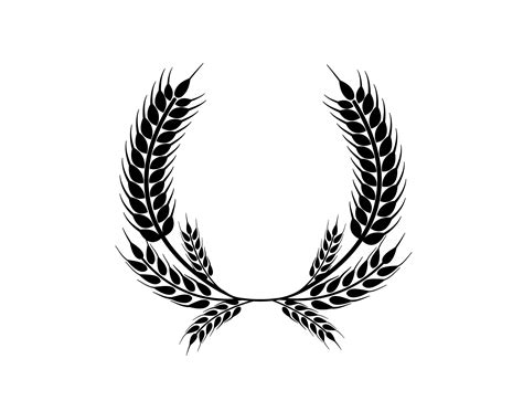 Wheat Wreath Svg Wheat Svg Circle Monogram Svg Files For Etsy