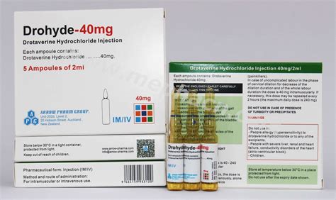 Drotaverine Hydrochloride Injection Mg Ml China Drotaverine