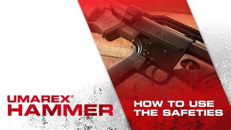 How To Use The Safeties Umarex Hammer Air Rifle Youtube